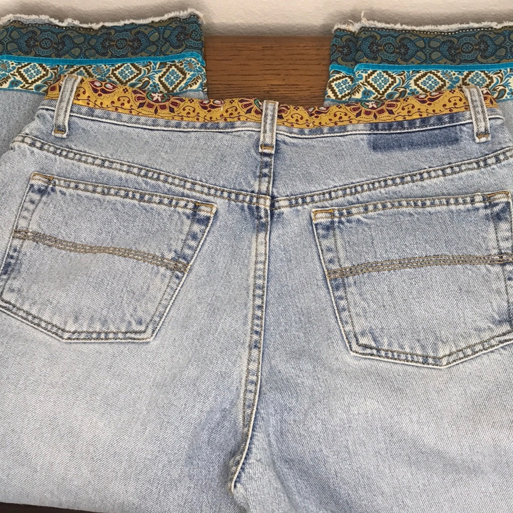 Express Blues Low-Waist Cropped Denim Jeans 11/12 - Picture 6 of 7